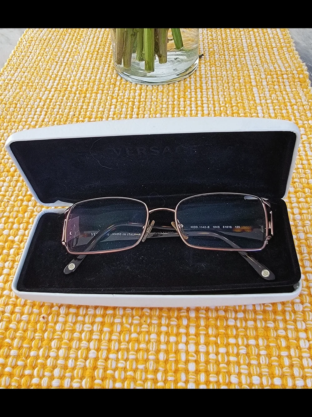 Versace Bronze Turtle 1142-B 1045 Medusa Logo Womens Glasses Frame 53 16 135